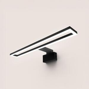 OSRAM LED-žarnica za ogledalo Orbis Saturn, črna, širina 50 cm, IP44, Črna, Kopalnica, Plastika, Sodobni, Stenska vtičnica spodaj