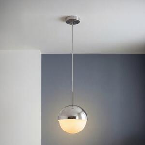 OSRAM viseča svetilka Decor Dome, kromirana, Ø 22 cm, kovina, zatemnjen, Krom, Dnevna soba / jedilnica, Kovina, Sodobni