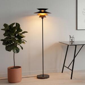 OSRAM stoječa svetilka Decor Element, črna, višina 145 cm, kovina, zatemnjen, Črna, Dnevna soba / jedilnica, Kovina, Sodobni