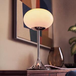 OSRAM namizna svetilka Decor Forma, roza/krom, višina 44 cm, steklo, zatemnjen, Roza / rosé, Dnevna soba / jedilnica, Kovina, Sodobni