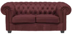 CHESTERFIELD ZOFA, bordo tekstil