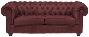 CHESTERFIELD ZOFA, bordo tekstil