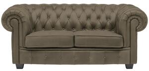 CHESTERFIELD ZOFA, umazano rjava tekstil