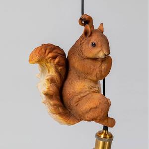 KARE Obesna svetilka Squirrel z modelom veverice