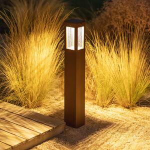 LED solarna luč za pot Tradition Sensor Corten 90cm