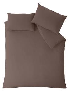 Temno rjava posteljnina za zakonsko posteljo 200x200 cm So Soft Non Iron – Catherine Lansfield