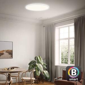 LED stropna svetilka Slim S z možnostjo zatemnitve CCT bela Ø 45 cm