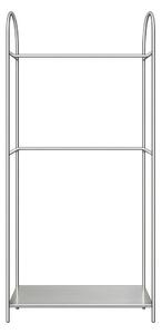 Kovinsko stojalo za oblačila v mat srebrni barvi 92x186x39 cm Arch – Mette Ditmer Denmark