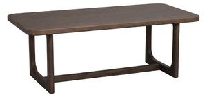 Klubska mizica z mizno ploščo v hrastovem dekorju v temni naravni barvi 50x103 cm Driscoll – Rowico