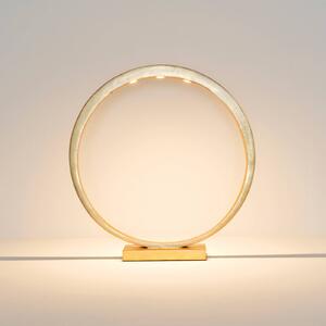 Namizna svetilka LED Asterisco ring design gold dimmer