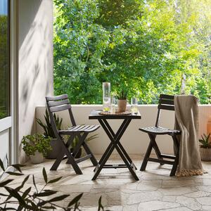 SET ZA BALKON umetna masa antracit antracit