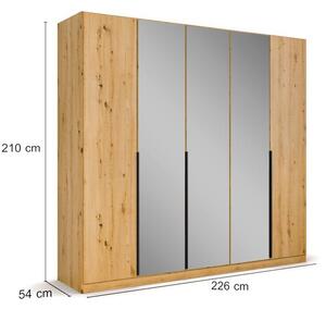 Modern Living Omara S Klasičnimi Vrati Skyla, Barva Hrasta