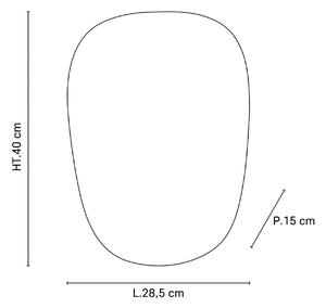 MARKET SET Zaslon Stenska luč iz 70-ih let 1-light curry