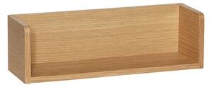 Hübsch polica stenska iz hrastovega furnirja 40 x 12 x 12 cm