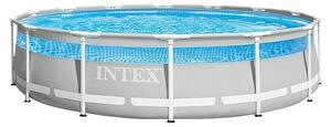 Intex Montažni bazen Prism Frame Clearview Premium (Ø x V: 427 x 107 cm, 12.706 l)