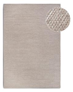 Bež ročno tkana preproga iz mešanice volne 80x150 cm Pradesh Linen White – Elle Decoration