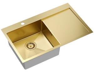 Jekleno pomivalno korito RUSSEL 111 Gold