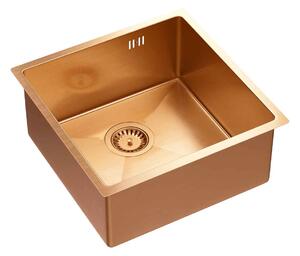 Jekleno pomivalno korito ANTHONY 50 COPPER