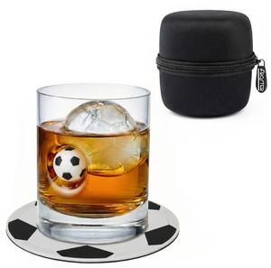 Kozarec za viski z nogometno žogo + silikonski podstavek - Froster - Home warming - Dan mučenikov - Za 30 let