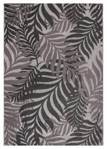 PREPROGA ZA ZUNANJO UPORABO Floral 200/290 cm tkano siva