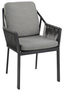 STOL aluminij antracit, siva