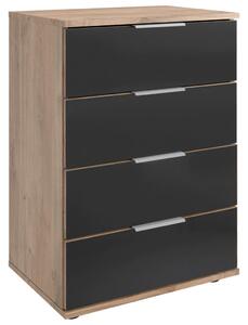 NOČNA OMARICA, siva, barve hrasta, barve aluminija