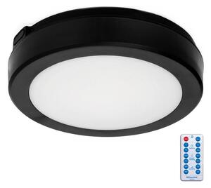 LED Kopalniška stropna svetilka s senzorjem NAIROS LED/12W/230V IP65 črna + Daljinski upravljalnik