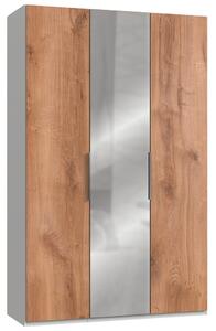 OMARA S KLASIČNIMI VRATI, bela, barve hrasta, barve aluminija