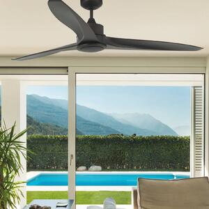 Stropni ventilator Tonic LED, temno rjav