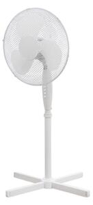 Stojalni ventilator 40 cm, 3 hitrosti, bela 50W