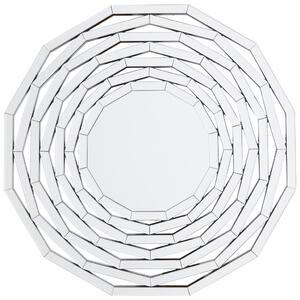 STENSKO OGLEDALO, 100/100/1,9 cm steklo, leseni material