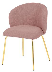 STOL, les, kovina, tekstil pink