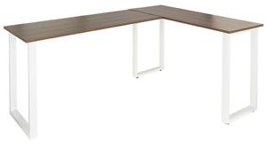 MID.YOU Kotna Pisalna Miza Workspace Basic I, Barva Oreha, Bela