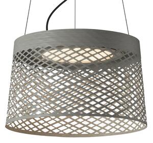 Foscarini Twiggy Grid LED viseče svetilo, siva barva