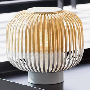 Namizna svetilka Forestier Bamboo Light S 24 cm bela