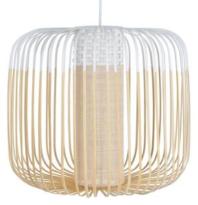 Forestier Bamboo Light M viseča svetilka 45 cm bela