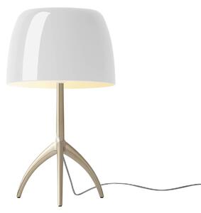 Foscarini Lumiere grande kremasta/bela z možnostjo zatemnitve