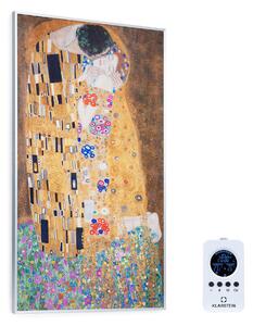 Klarstein Wonderwall Air Art Kuss, infrardeči grelnik, 101 x 60 cm, 600 W, stenska namestitev, daljinski upravljalnik