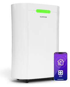 Klarstein AeroDry Smart 12 razvlaževalnik zraka, 12 l/dan, 30 m², senzor vlage, nadzor preko aplikacije, 135 m³/h