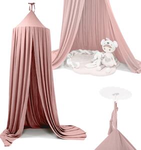 Otroški baldahin za posteljo in igro 290 cm - roza - Baby shower