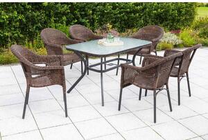 Gardenson Vrtna Garnitura Ravenna, Temno Rjava, 7-Delna