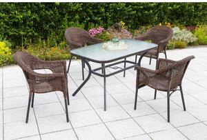 Gardenson Vrtna Garnitura Ravenna, Temno Rjava, 5-Delna