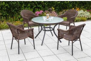 Gardenson Vrtna Garnitura Ravenna, Temno Rjava, 5-Delna