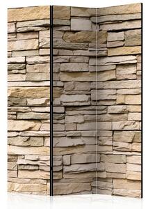 Artgeist Paravan Decorative Stone, 3-Delni, Enostranski