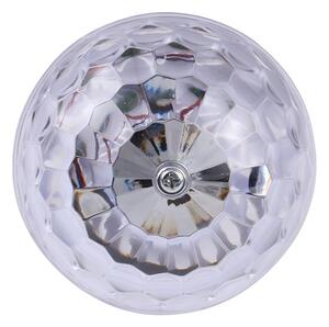 LED RGB vrtljiva disko žarnica E27 3W