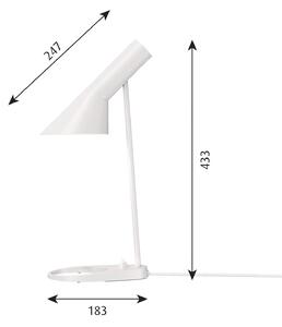 Namizna svetilka Louis Poulsen AJ Mini, bela