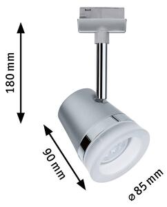 Paulmann URail Cone, ZigBee, CCT, mat krom