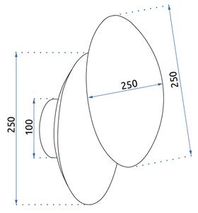 Stenska svetilka LED APP1433-W