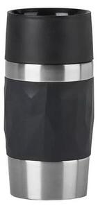 Tefal - Termo skodelica 300 ml COMPACT MUG nerjaveče jeklo/črna