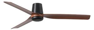 FARO 33831 - Stropni ventilator PUNT TUB M rjava/črna pr. 130 cm + Daljinski upravljalnik